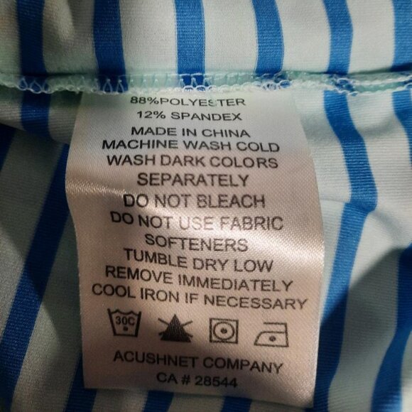 NWT FootJoy Golf Polo Moisture Wicking Sz Lg in Seafoam MSRP $85 - Picture 4 of 7